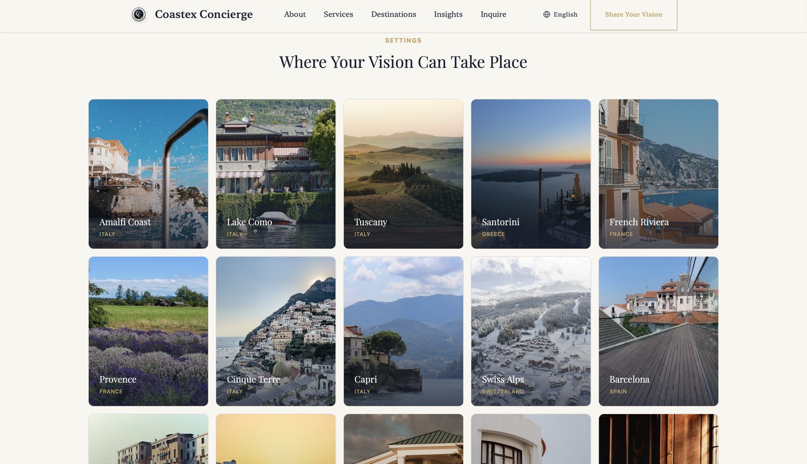 Coastex destination gallery